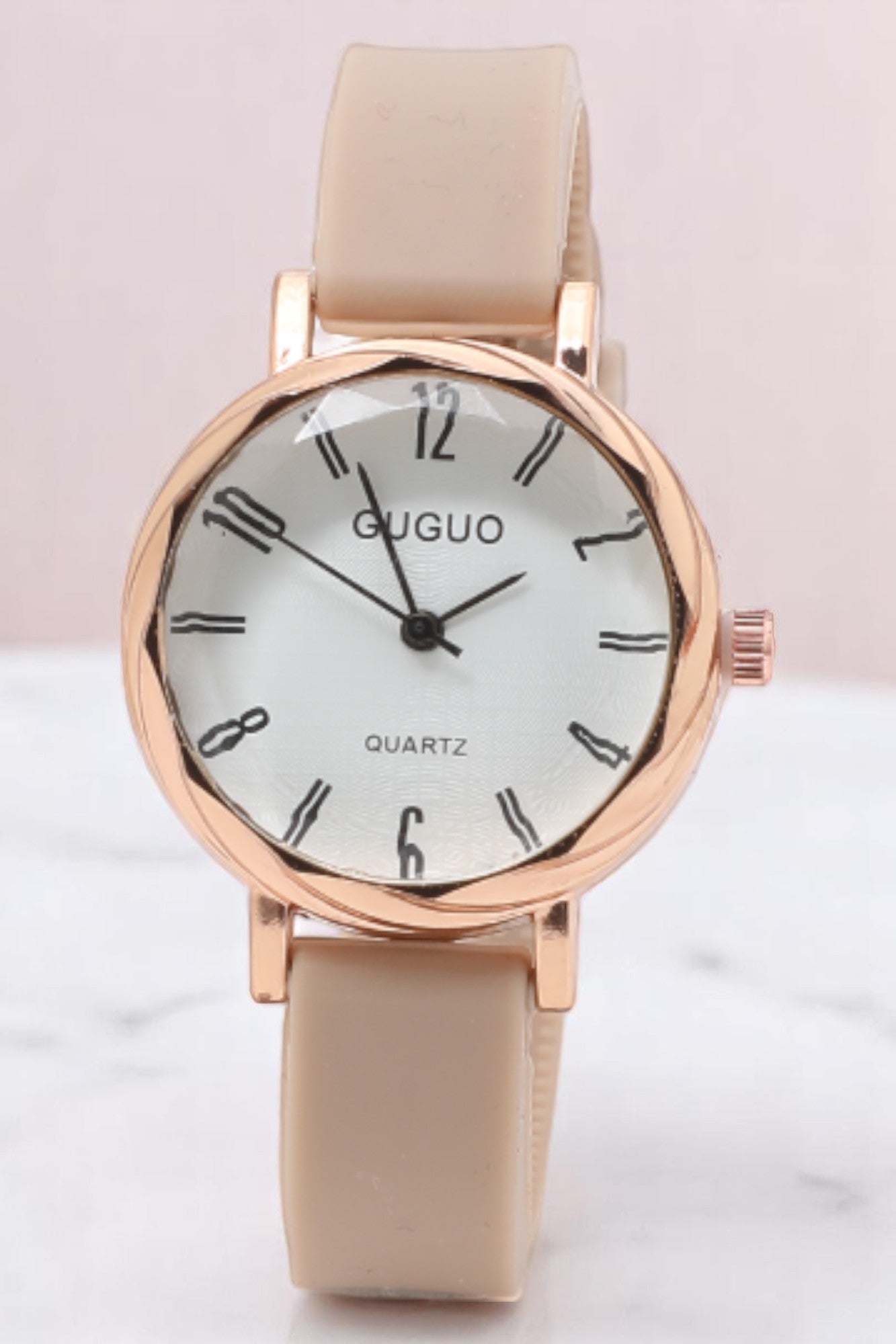 Classic Analog Watch for Women - Beige
