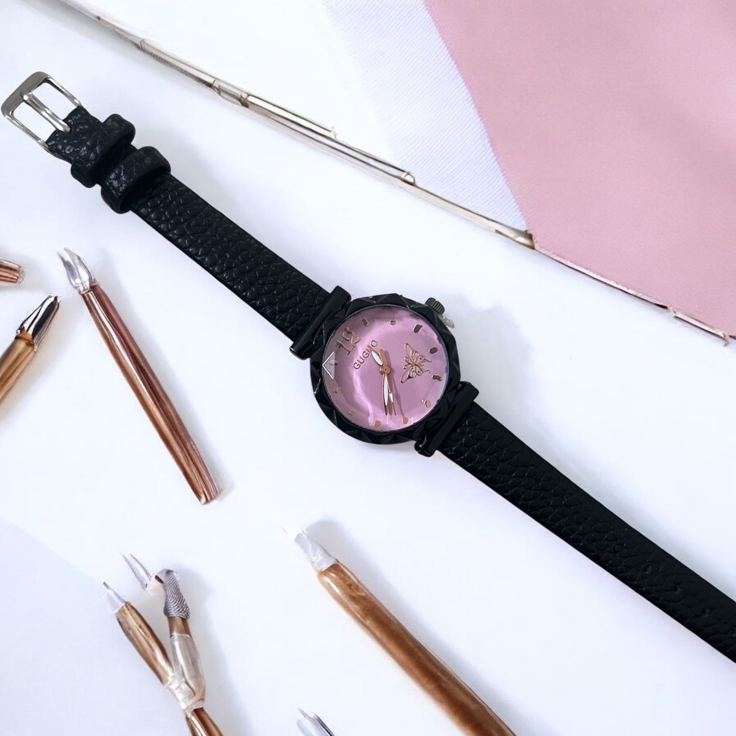 GUGUO Classic Analog Watch for Women Design #4