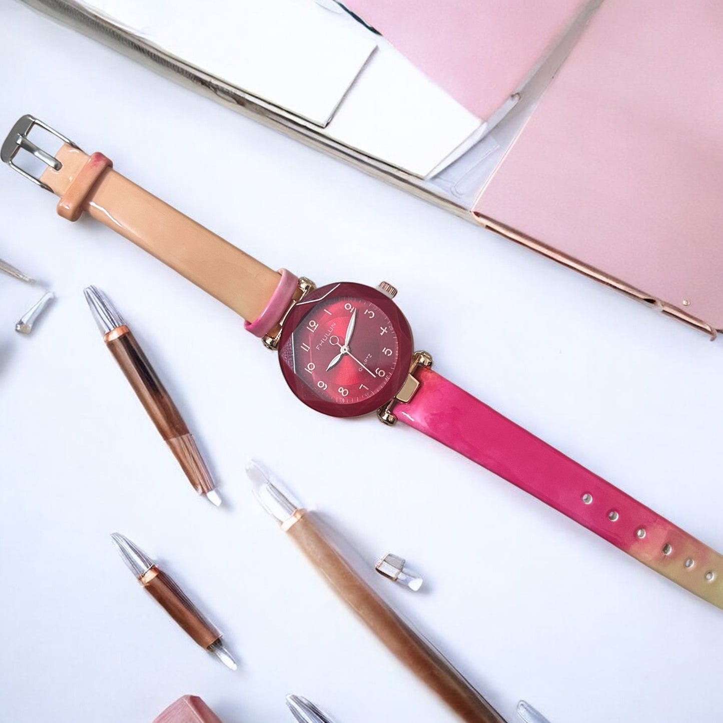 FHULUN Classic Analog Watch for Women Design #44