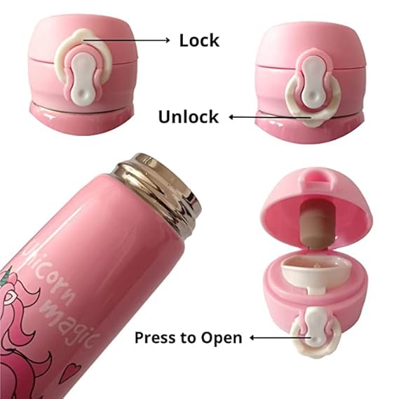 Cartoon Printed Hot & Cold Insulated Water Bottle 500ml