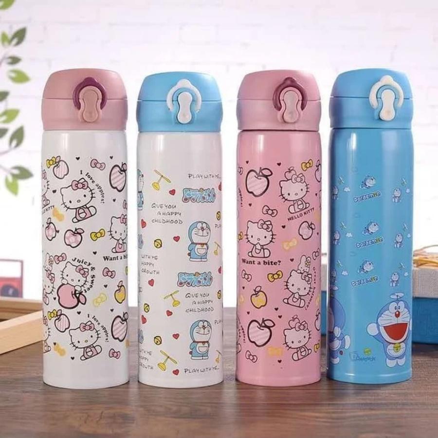 Cartoon Printed Hot & Cold Insulated Water Bottle 500ml