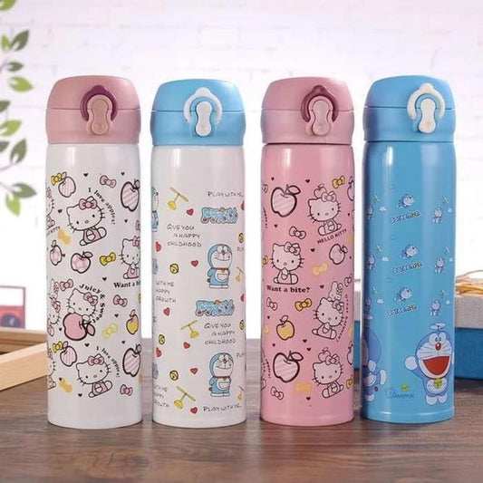 Cartoon Printed Hot & Cold Insulated Water Bottle 500ml