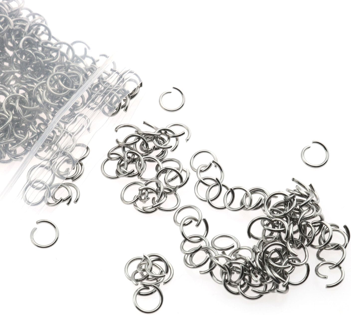 Anti Tarnish Jump Rings 10gms - Silver