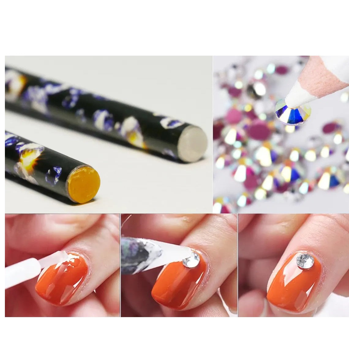 Wax Picker Pencil for Rhinestones & Nail Art 1 Pc