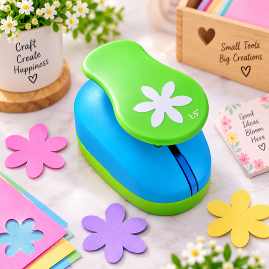 Six Petals Foam Flower Craft Punch for DIY Crafts - Size 1.5 inch